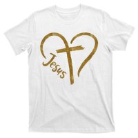 Jesus Cross Heart Christianity T-Shirt