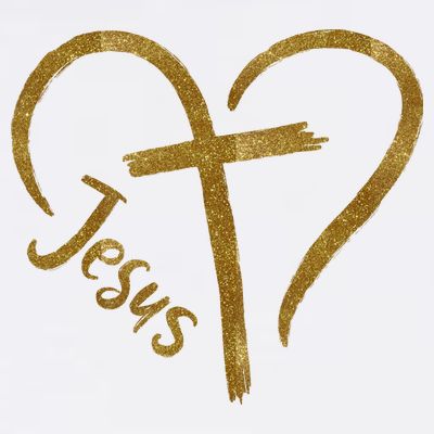 Jesus Cross Heart Christianity T-Shirt