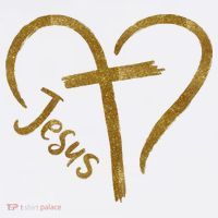 Jesus Cross Heart Christianity T-Shirt