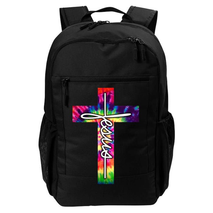 Jesus Christian Hippie Graphic Tees Tie Dye Cross Daily Commute Backpack