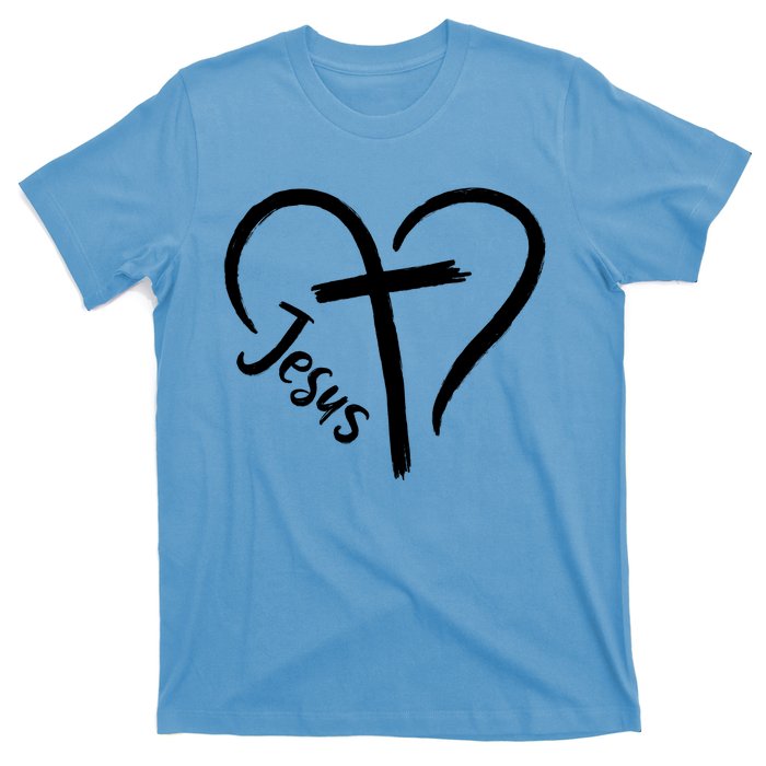 Jesus Cross Heart T-Shirt