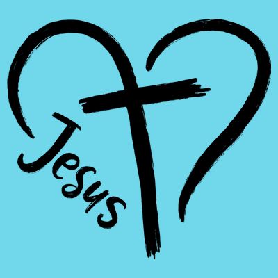 Jesus Cross Heart T-Shirt