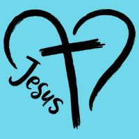 Jesus Cross Heart Magnet