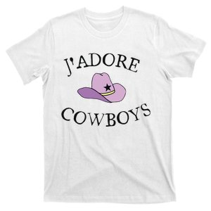 Jadore Cowboys Hat T-Shirt