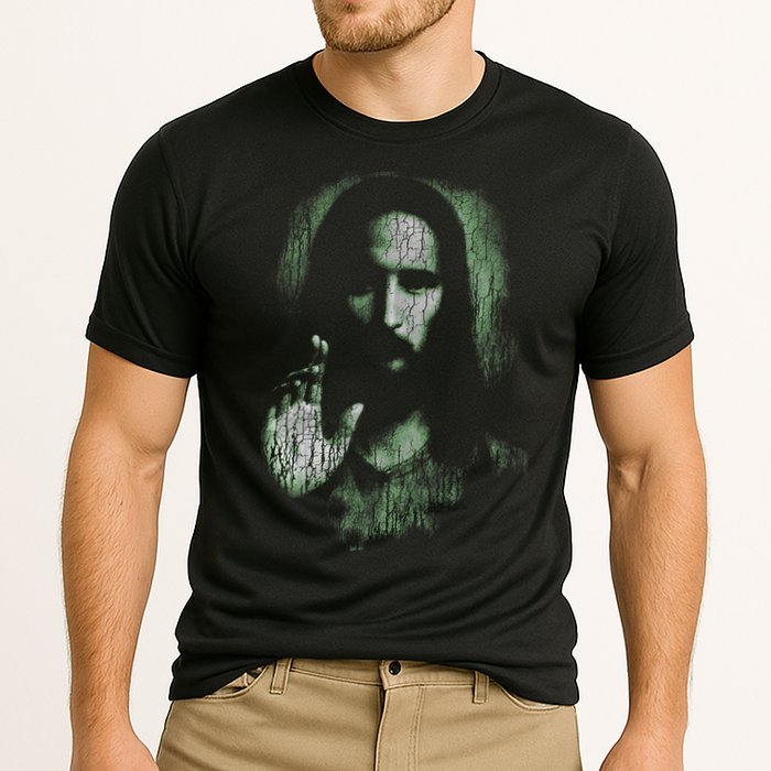 Jesus Christ Holy Face Blessing Christian Faith  Cooling Performance Crew T-Shirt