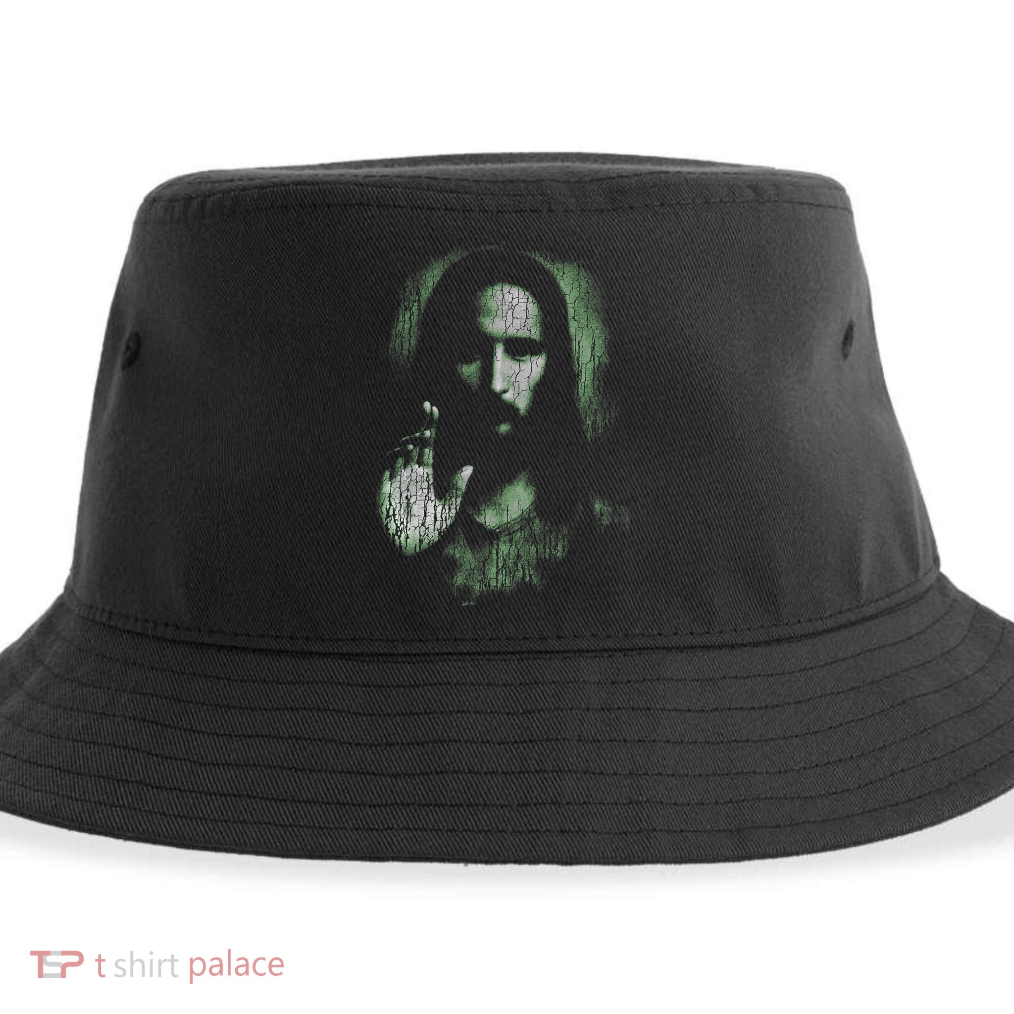 Jesus Christ Holy Face Blessing Christian Faith  Sustainable Bucket Hat