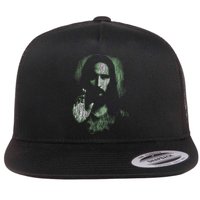 Jesus Christ Holy Face Blessing Christian Faith  Flat Bill Trucker Hat