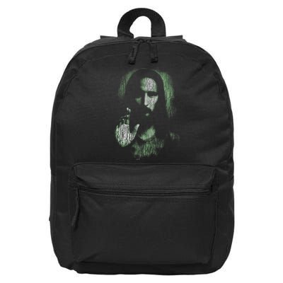 Jesus Christ Holy Face Blessing Christian Faith  16 in Basic Backpack
