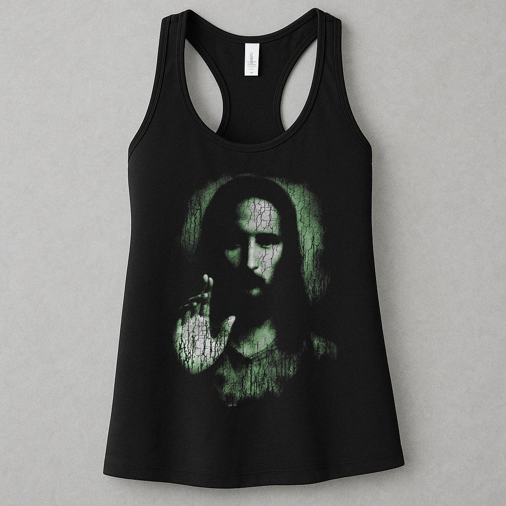 Jesus Christ Holy Face Blessing Christian Faith  Womens Tank Top
