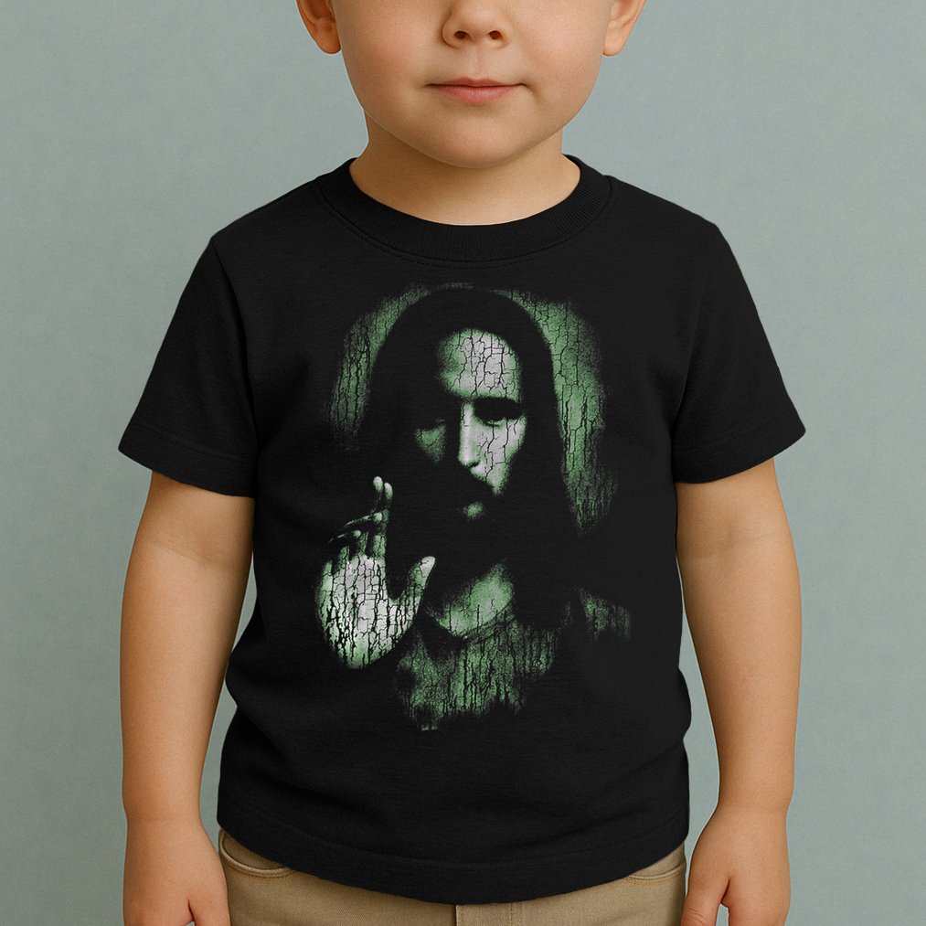 Jesus Christ Holy Face Blessing Christian Faith  Toddler T-Shirt