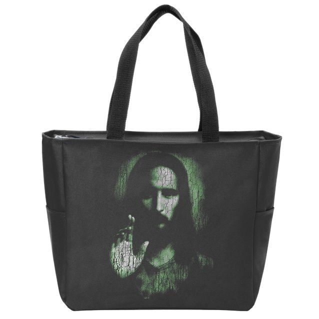 Jesus Christ Holy Face Blessing Christian Faith  Zip Tote Bag