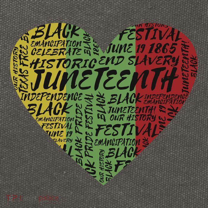 Juneteenth Celebrate Heart Black History Cotton Canvas Backpack