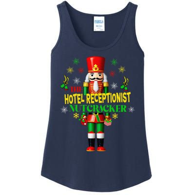 Joyful Christmas Holiday Nutcracker Hotel Receptionist Xmas Ladies Essential Tank