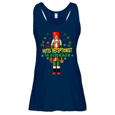 Joyful Christmas Holiday Nutcracker Hotel Receptionist Xmas Ladies Essential Flowy Tank