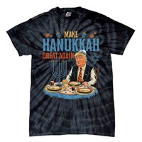 Jewish Celebrate Hanukkah Great Again President Trump Tie-Dye T-Shirt