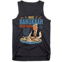 Jewish Celebrate Hanukkah Great Again President Trump Tank Top