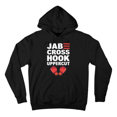 Jab Cross Hook Uppercut Professional Kickboxer Hoodie