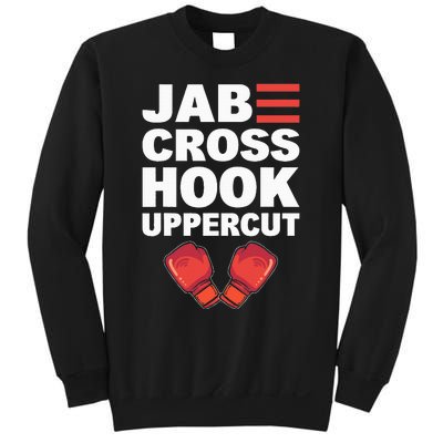 Jab Cross Hook Uppercut Professional Kickboxer Sweatshirt