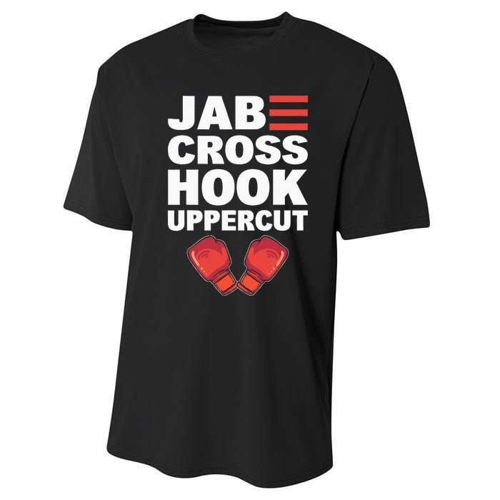 Jab Cross Hook Uppercut Professional Kickboxer Performance Sprint T-Shirt