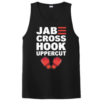 Jab Cross Hook Uppercut Professional Kickboxer PosiCharge Competitor Tank