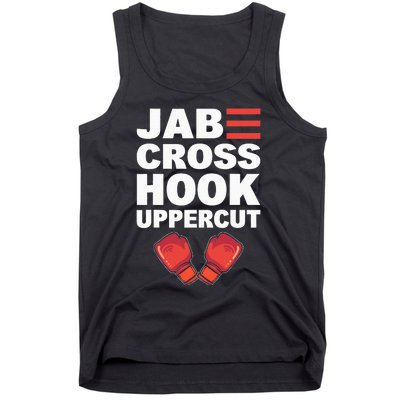 Jab Cross Hook Uppercut Professional Kickboxer Tank Top