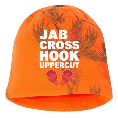 Jab Cross Hook Uppercut Professional Kickboxer Kati - Camo Knit Beanie