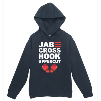 Jab Cross Hook Uppercut Professional Kickboxer Urban Pullover Hoodie