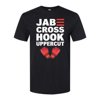 Jab Cross Hook Uppercut Professional Kickboxer Softstyle CVC T-Shirt