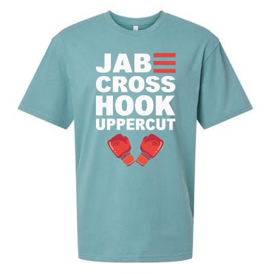 Jab Cross Hook Uppercut Professional Kickboxer Sueded Cloud Jersey T-Shirt