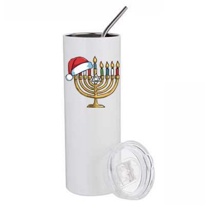 Jewish Christmas Hanukkah Chanukah Holiday Stainless Steel Tumbler