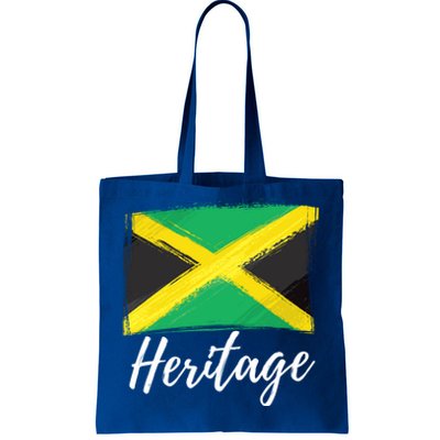 Jamaica Caribbean Heritage Flag Proud Caribbean Jamaican Dna Funny Gift Tote Bag