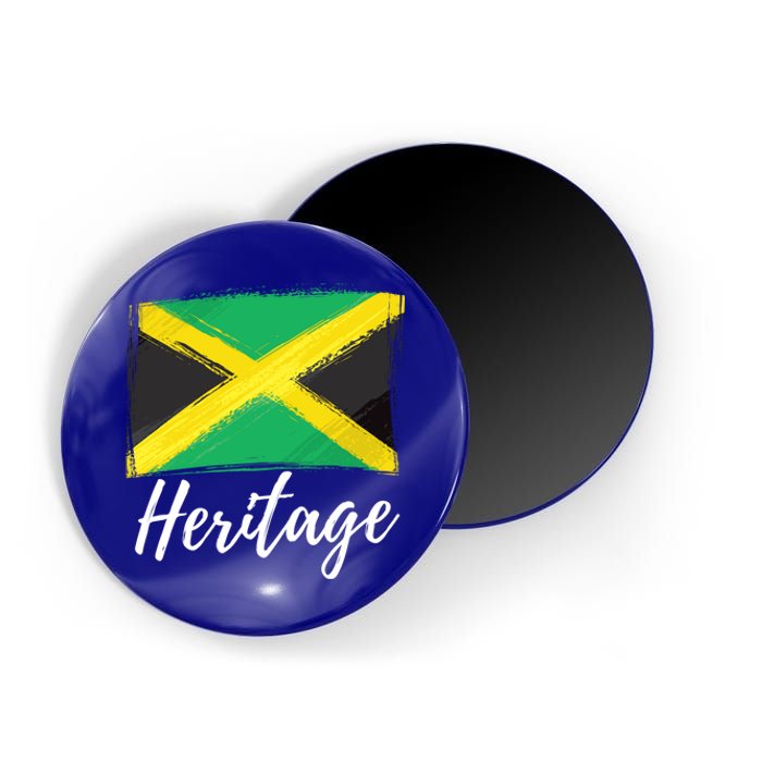 Jamaica Caribbean Heritage Flag Proud Caribbean Jamaican Dna Funny Gift Magnet