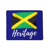 Jamaica Caribbean Heritage Flag Proud Caribbean Jamaican Dna Funny Gift Mousepad