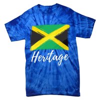 Jamaica Caribbean Heritage Flag Proud Caribbean Jamaican Dna Funny Gift Tie-Dye T-Shirt