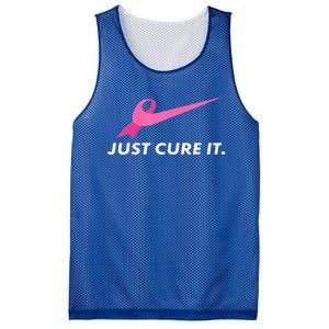 Just Cure It Breast Cancer Awareness Mesh Reversible Basketball Jersey Tank