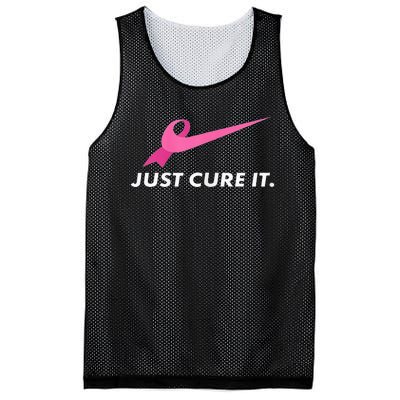 Just Cure It Breast Cancer Awareness Mesh Reversible Basketball Jersey Tank