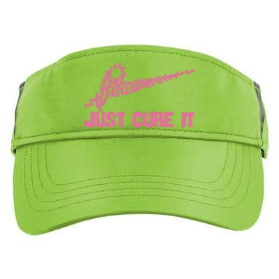 Just Cure It Breast Cancer Adult Drive Performance Visor