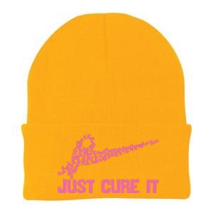 Just Cure It Breast Cancer Knit Cap Winter Beanie