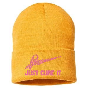 Just Cure It Breast Cancer Sustainable Knit Beanie