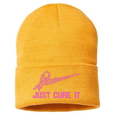 Just Cure It Breast Cancer Sustainable Knit Beanie