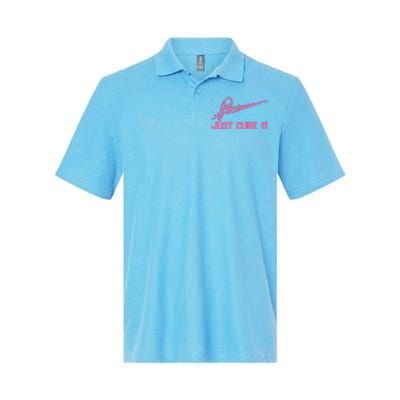 Just Cure It Breast Cancer Softstyle Adult Sport Polo