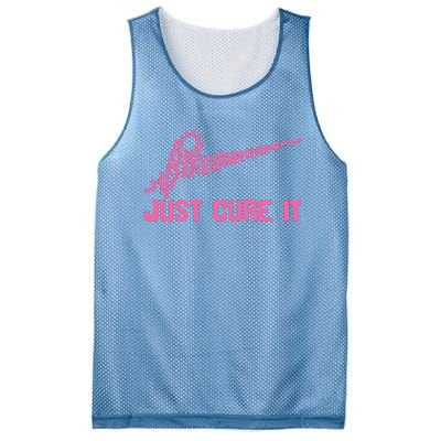 Just Cure It Breast Cancer Mesh Reversible Basketball Jersey Tank