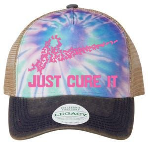 Just Cure It Breast Cancer Legacy Tie Dye Trucker Hat