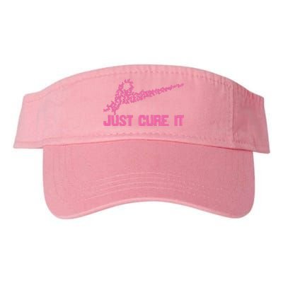 Just Cure It Breast Cancer Valucap Bio-Washed Visor