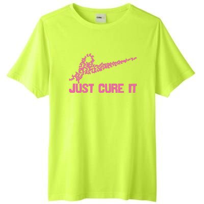 Just Cure It Breast Cancer Tall Fusion ChromaSoft Performance T-Shirt