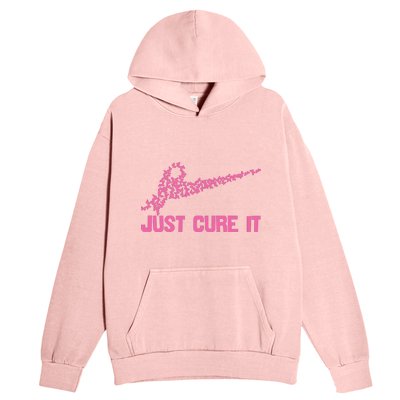 Just Cure It Breast Cancer Urban Pullover Hoodie