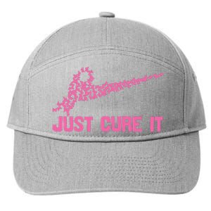 Just Cure It Breast Cancer 7-Panel Snapback Hat