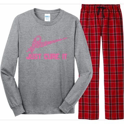 Just Cure It Breast Cancer Long Sleeve Pajama Set