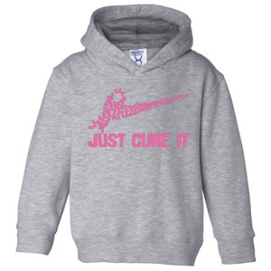 Just Cure It Breast Cancer Toddler Hoodie