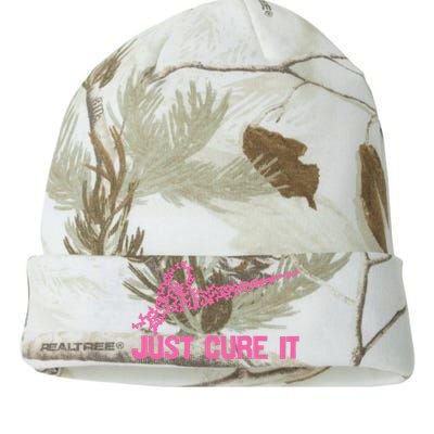 Just Cure It Breast Cancer Kati Licensed 12" Camo Beanie